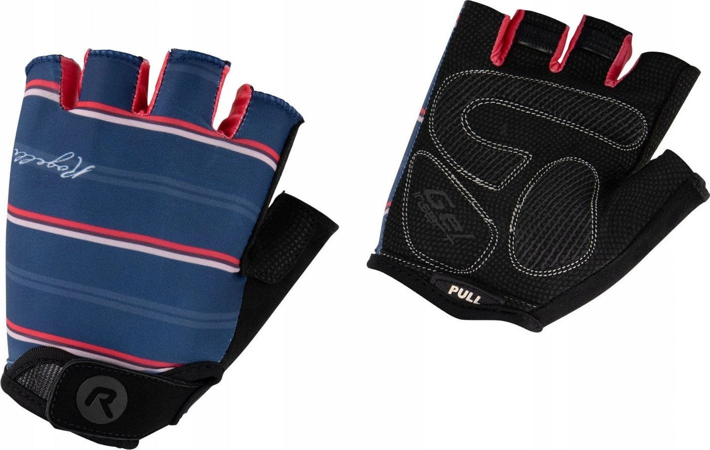 Rogelli Rogelli STRIPE damskie rękawiczki rowerowe