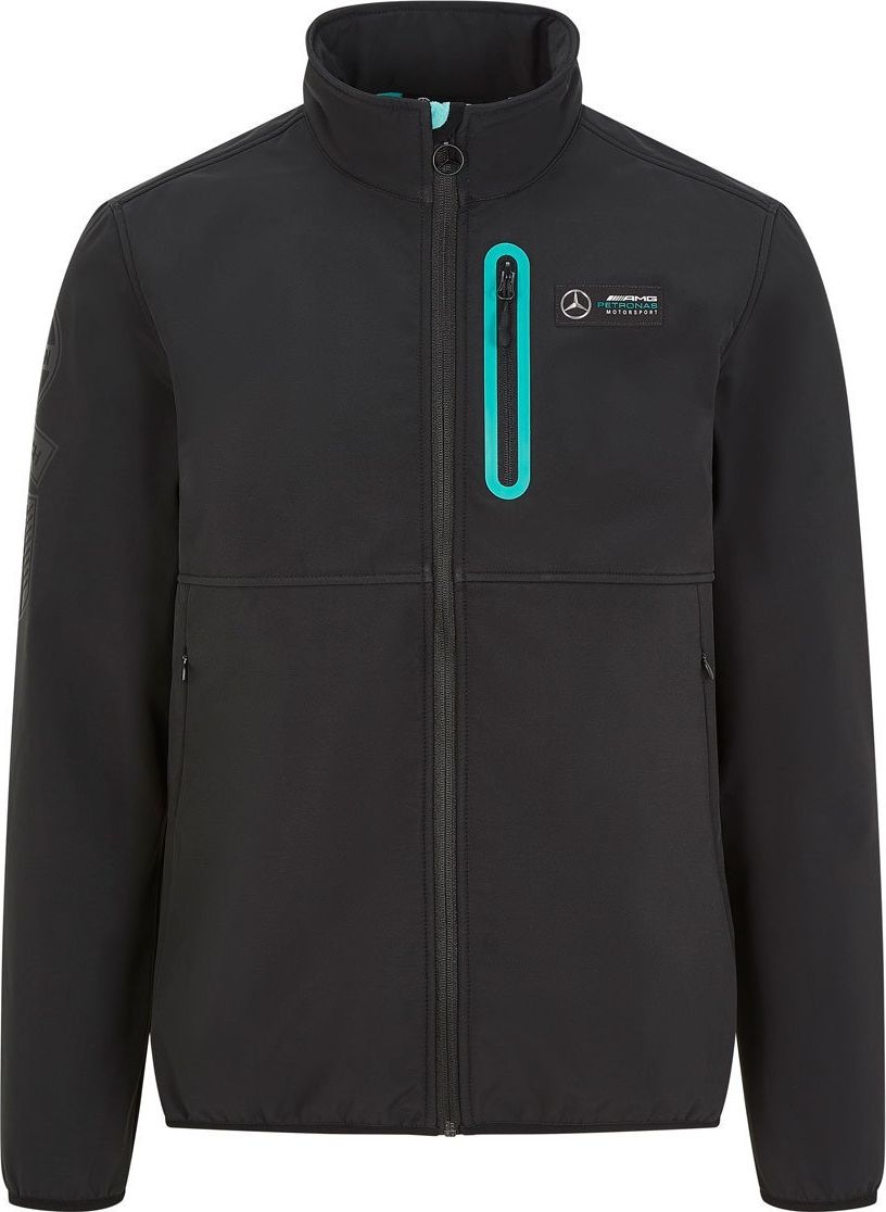 Kurtka męska Mercedes AMG Petronas F1 Team Badge czarna r. 2XL