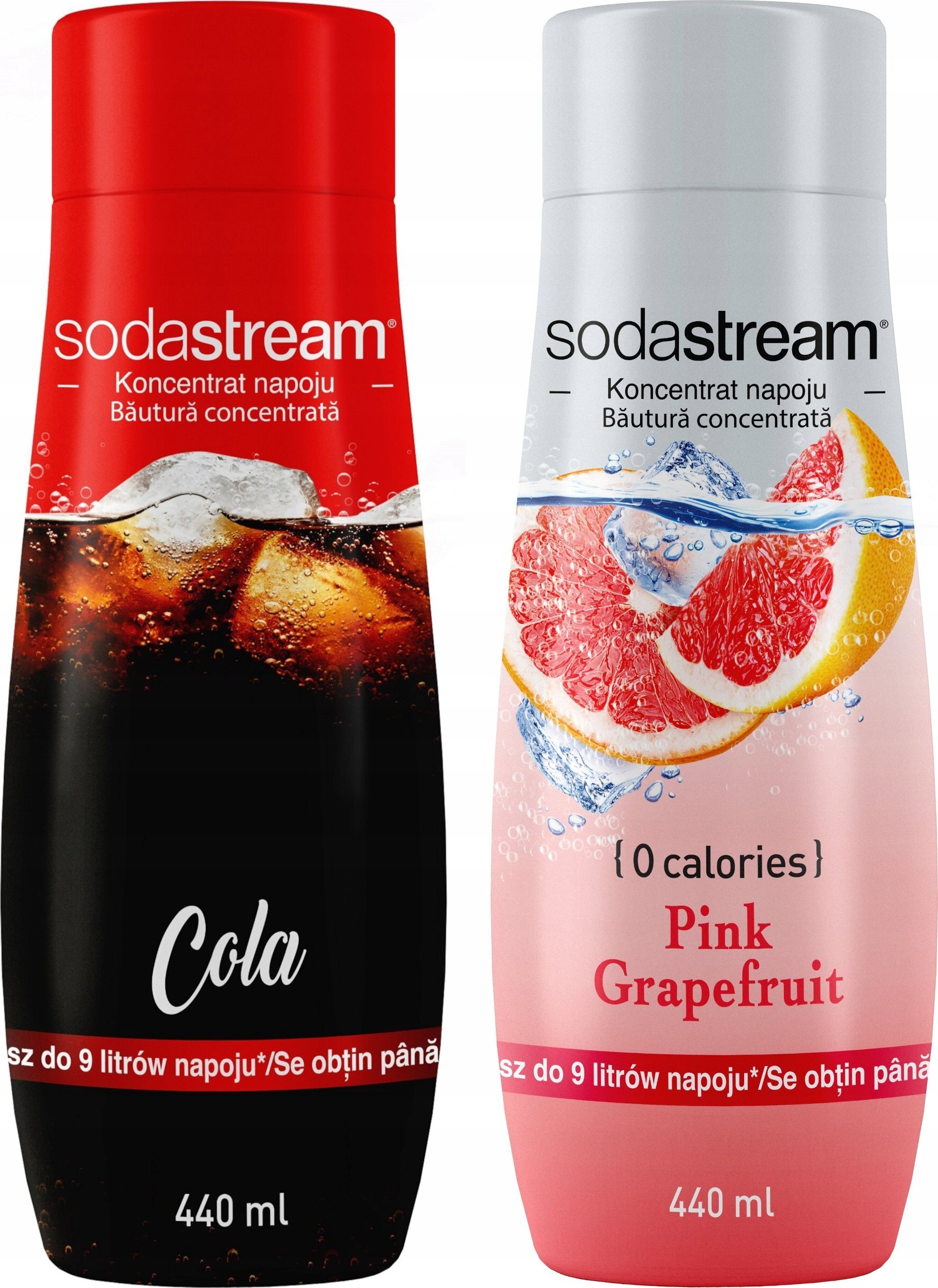 Zestaw 2 koncentratów SodaStream Cola+Grapefruit