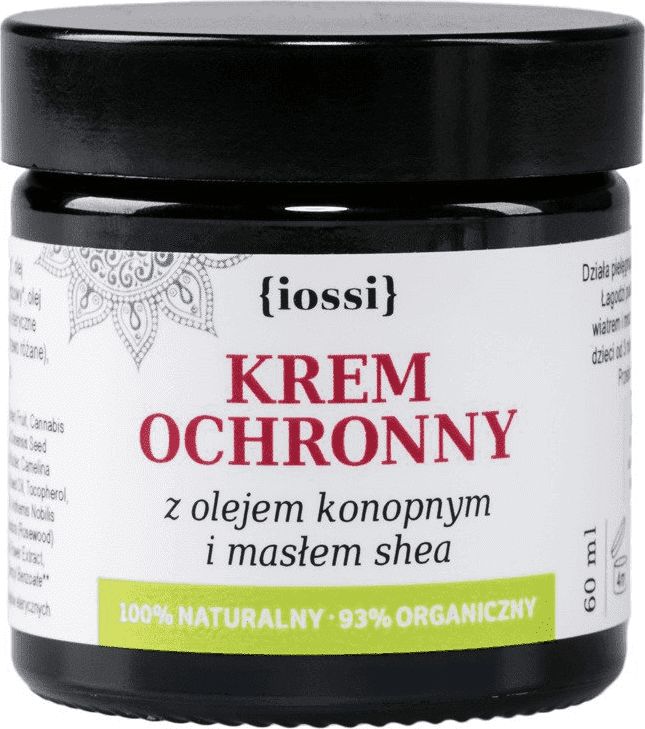 Iossi Krem do twarzy i rąk z olejemm konopnym i masłem shea 60ml