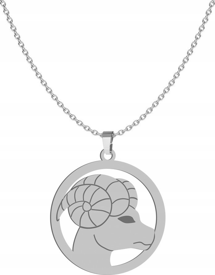 Radziszewska Jewellery Srebrny Naszyjnik Znak Zodiaku BARAN GRAWER GRATIS