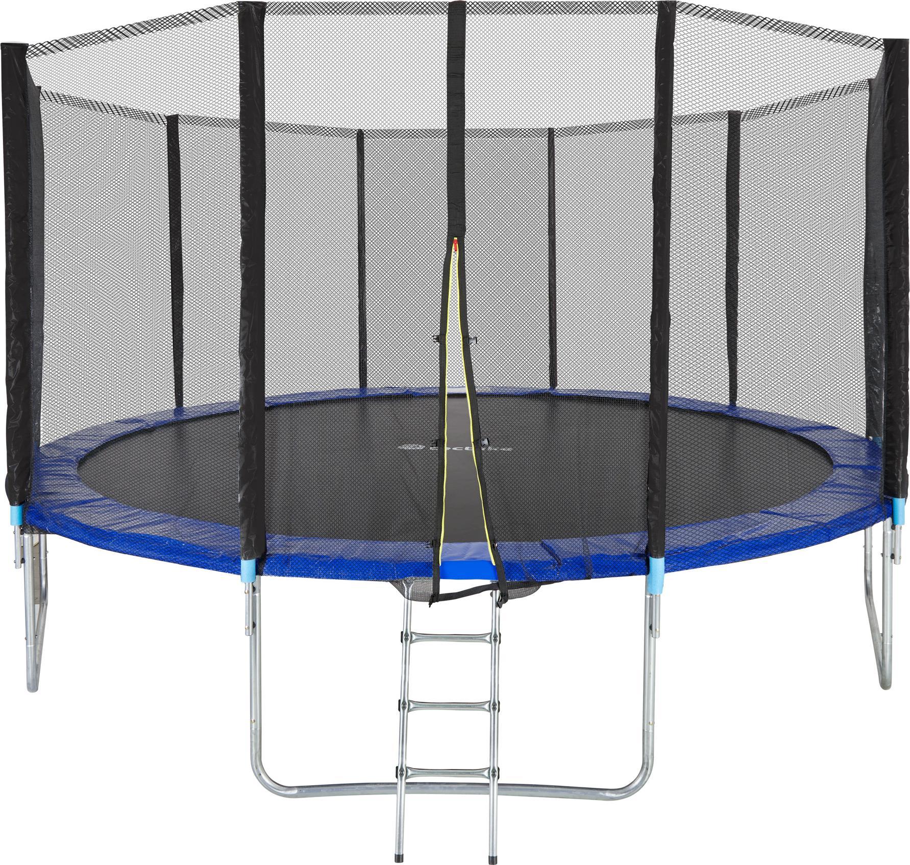 Trampolina ogrodowa Tectake Garfunky z siatką zewnętrzną 15 FT 457 cm