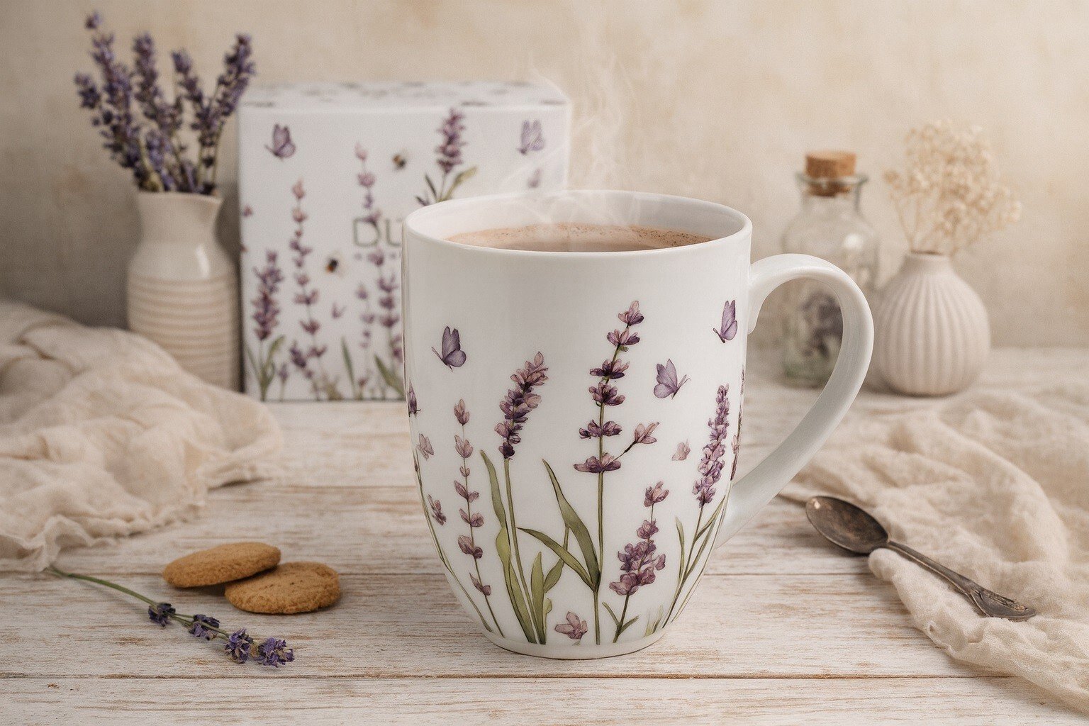 Duży kubek XXL 1000 ml Classic Lavender