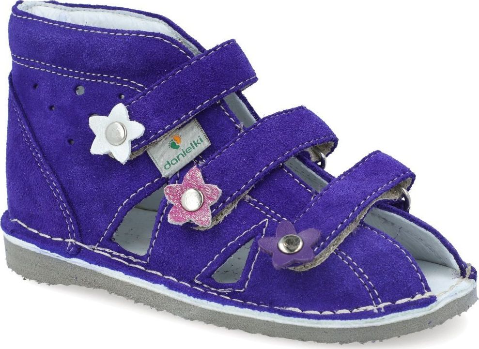 Danielki Obuwie dzięwczęce Danielki S124 profilaktyczne fiolet 31