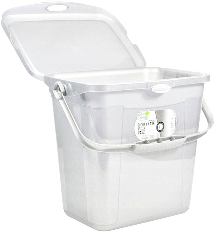 Katex Pojemnik na proszek z/p 7 L BIAŁY