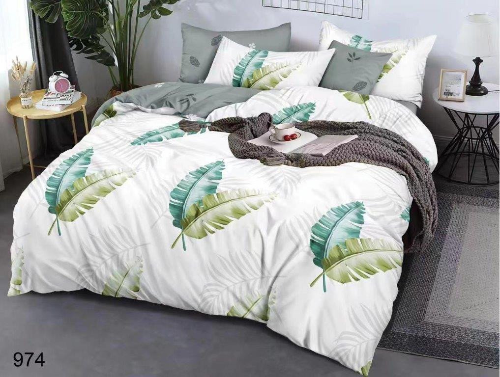 Cotton World Pościel 160x200 bawełna satynowa 3D Fashion Home gruba 3 części 974