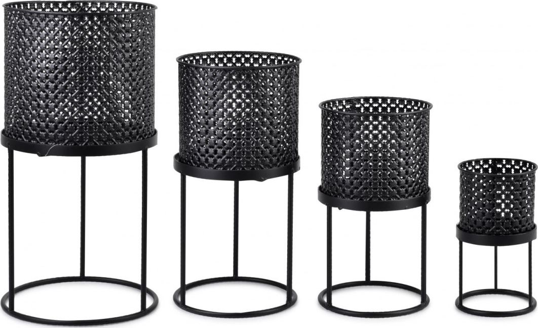 Lumarko Swen Komplet 4 Osłonek Śr.25xh46/śr.18,5xh37,5cm Śr.17xh30,5/śr.11,5xh22cm!