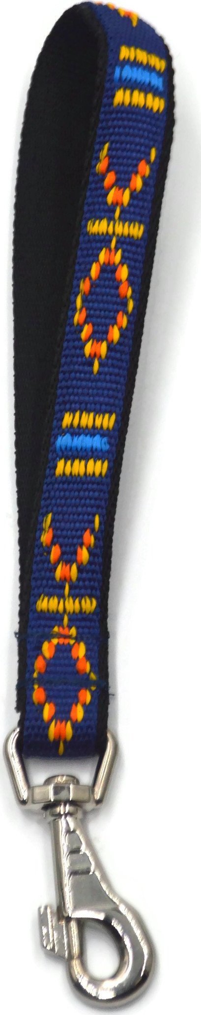 Alizoo Podwójna mocna rączka do obroży dla psa 25mm Indiański wzór - ALIZOO