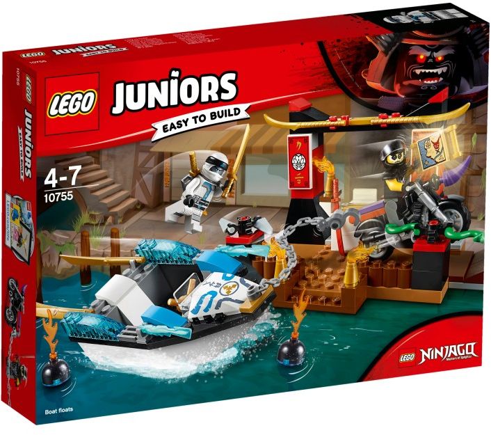 LEGO Juniors Ninjago Wodny pościg Zane'a (10755)