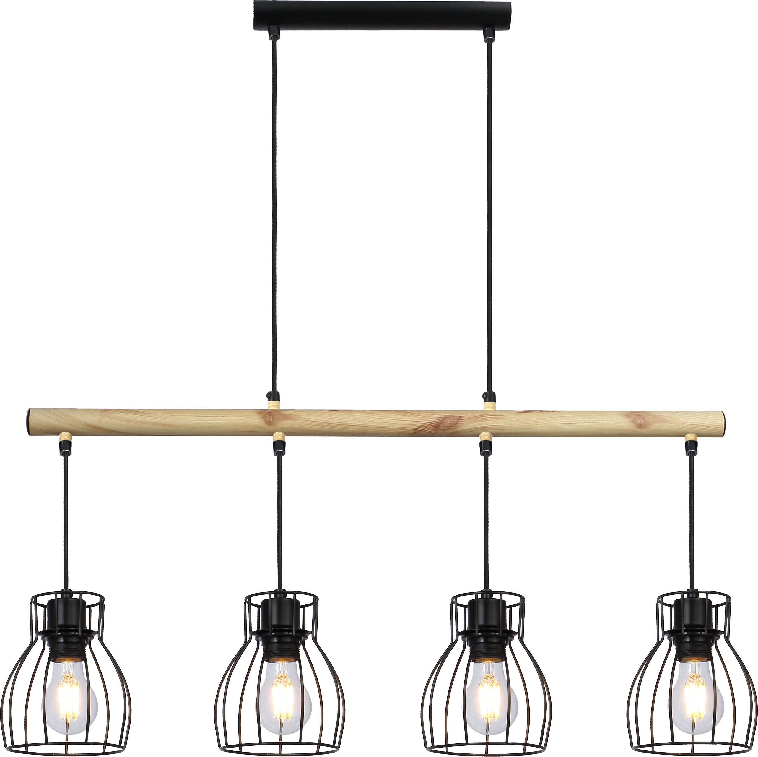 Lampa wisząca Candellux BERNITA industrial czarny (34-78117)