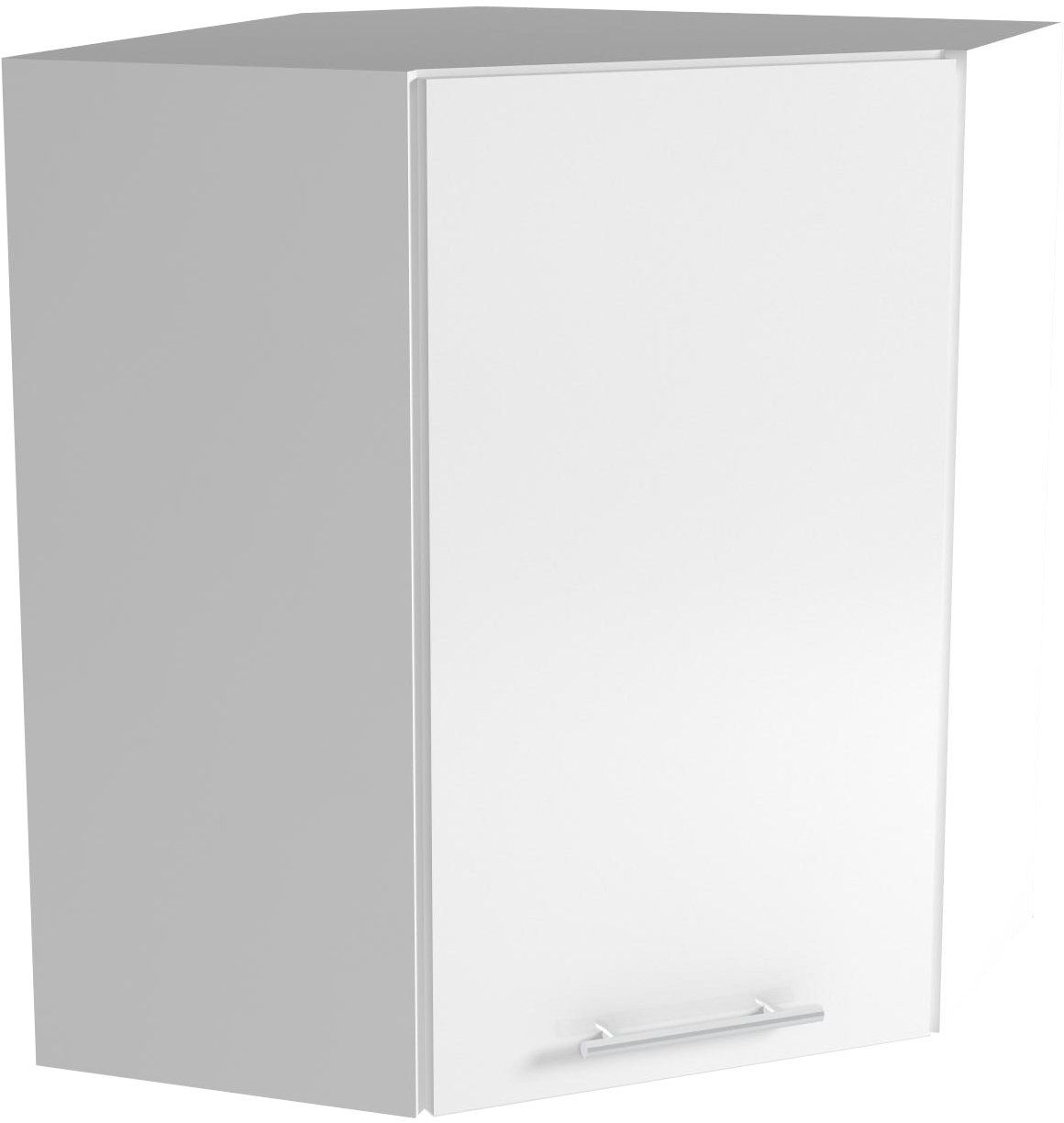 Halmar VENTO GN-60/72 szafka górna narożna front: biały (1p=1szt) - V-UA-VENTO-GN-60/72-BIAŁY