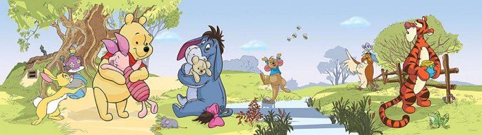 AGDesign Border Kubuś Puchatek 10cm Disney Pooh pasek dekoracyjny new