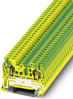 Phoenix Contact Złączka szynowa ochrona 2-przewodowa 0,08-4mm2 ST-2,5 PE zielono-żółty (3031238)