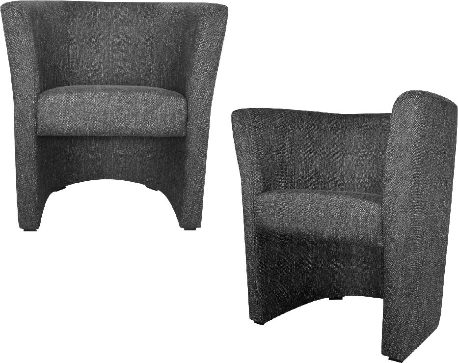 Galeriatrend Fotel Klubowy Fashion Szary Meble Salon Klub Pub