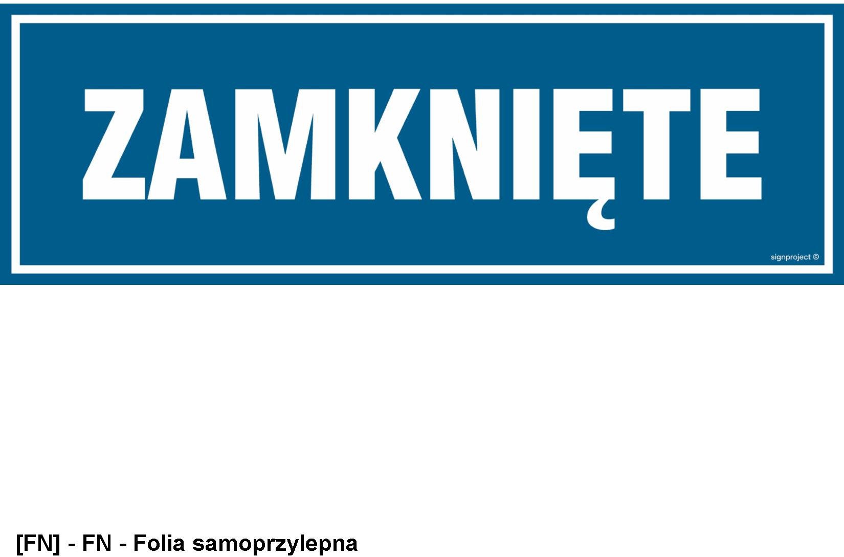 PA094 - Zamknięte 150x50