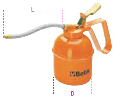 Beta Tools Olejarka ciśnieniowa metalowa 500ml (1751)