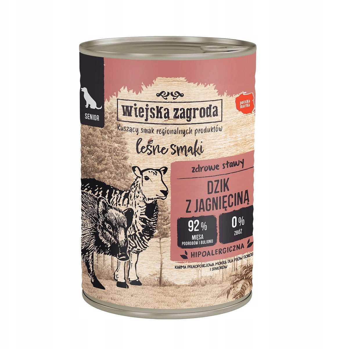 Wiejska Zagroda Leśne smaki z dzikiem i jagnięciną 400g