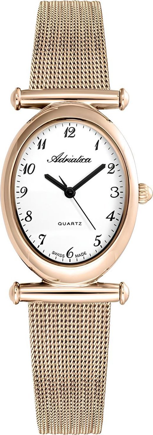 Zegarek Adriatica Zegarek damski Adriatica A3453.9123Q różowe złoto
