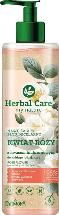 Farmona Herbal Care Nawilżający Płyn Micelarny Kwiat Róży 400 ml
