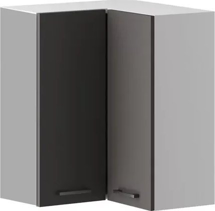 Elior Górna szafka narożna do kuchni szara - Rimer 32X 60cm