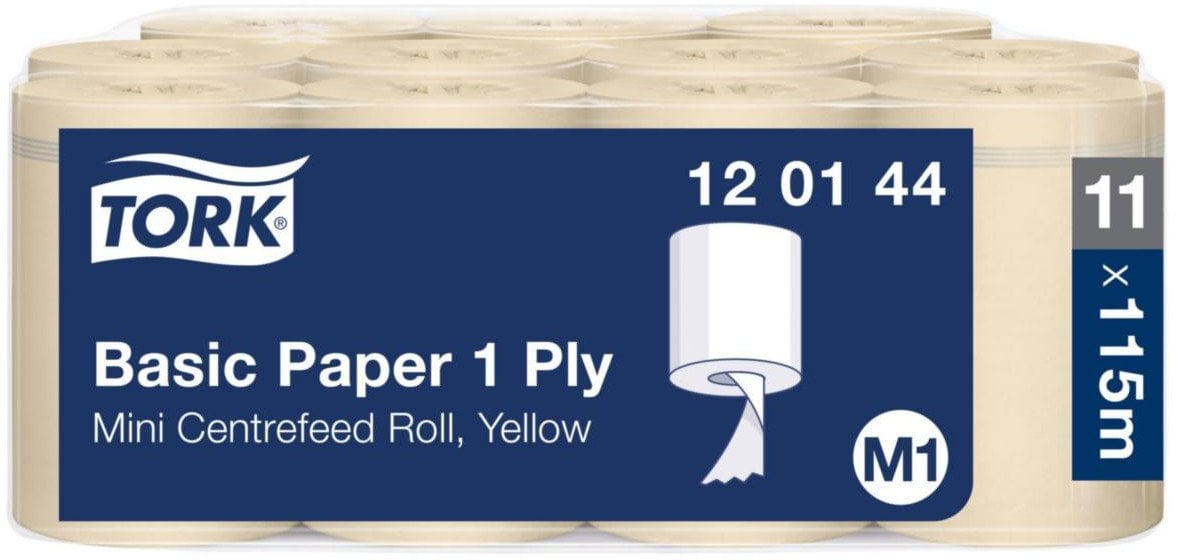 Tork HAND TOWEL MINI CENTERFEED 310 YELLOW M1