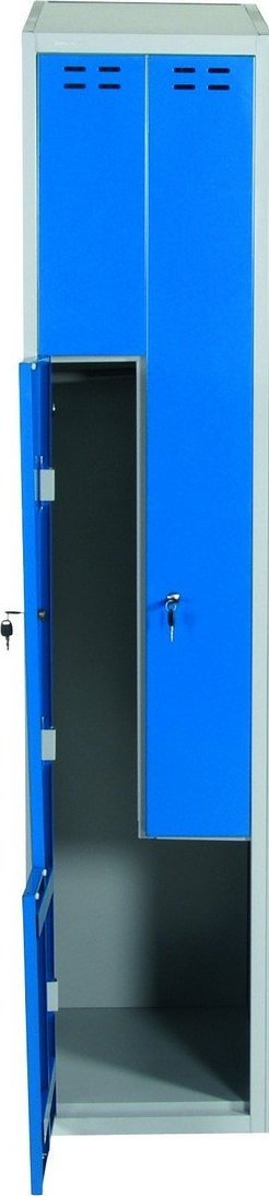 Swedmach Szafka ubraniowa typu L wym. 1920x400x550 mm (kolor: czerwony)