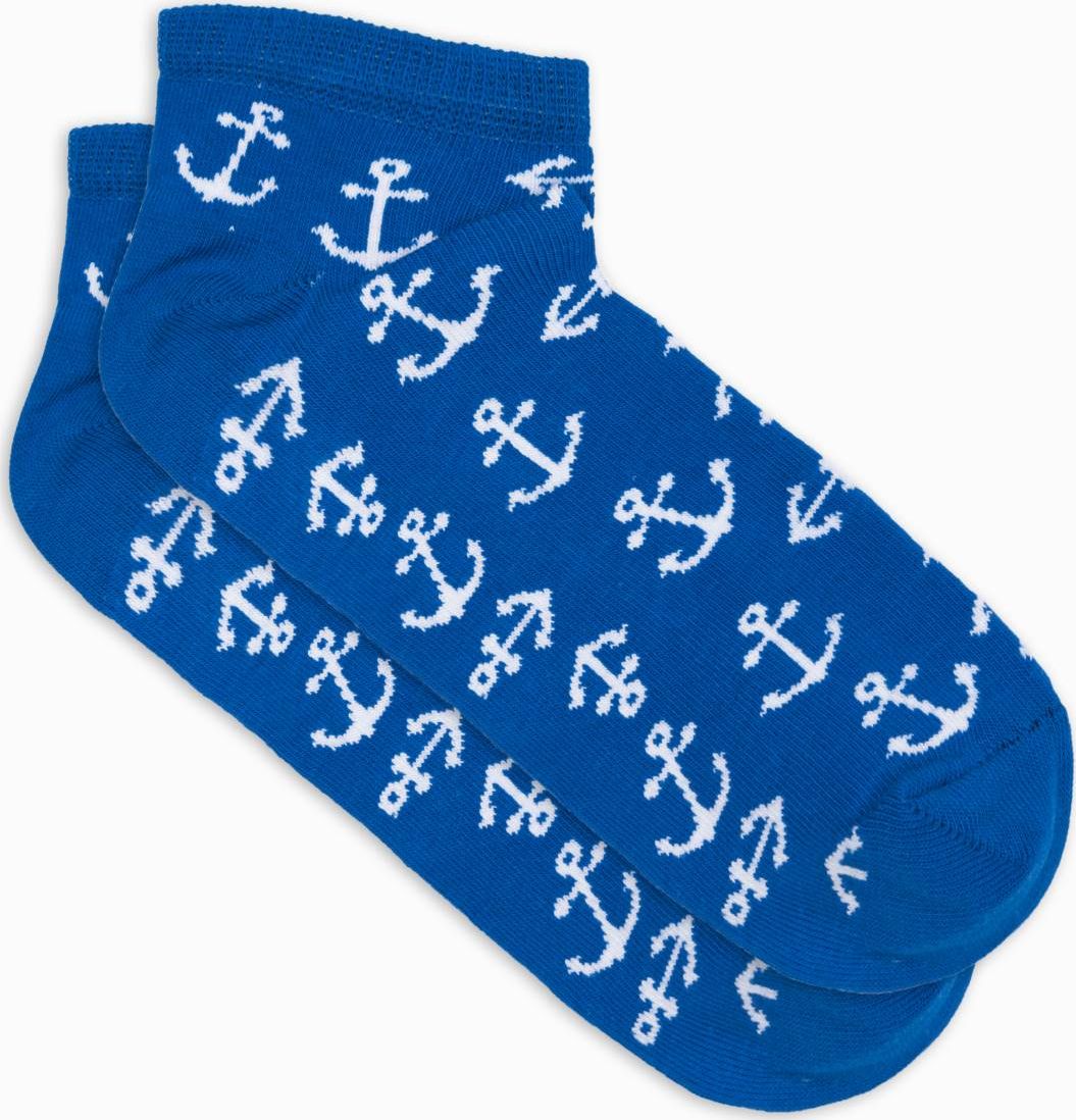 Ombre Skarpety męskie - niebieskie 39/42