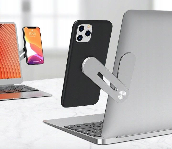 Pan i Pani Gadżet Uniwersalny magnetyczny uchwyt na telefon do laptopa