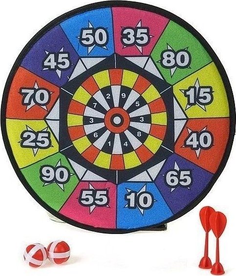 Tarcza z rzutkami na rzep