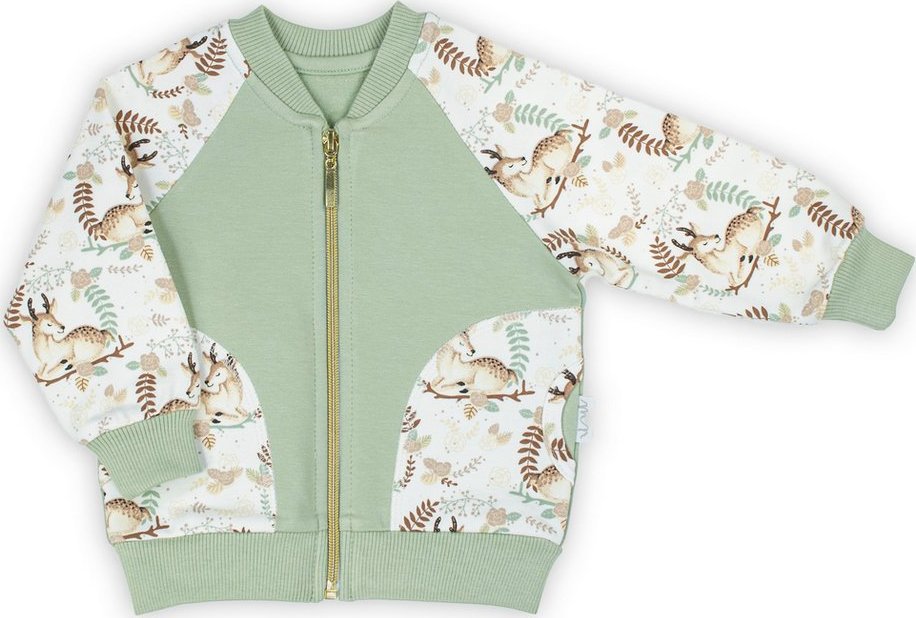 NICOL Bluza dresowa rozpinana dla dziewczynki Nicol Bibi 104