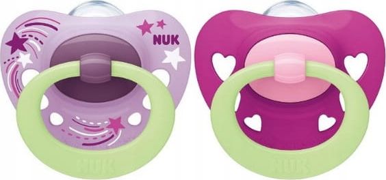 NUK NUK GR."3" SIL.SIGNATURE NIGHT 18-36 2sz