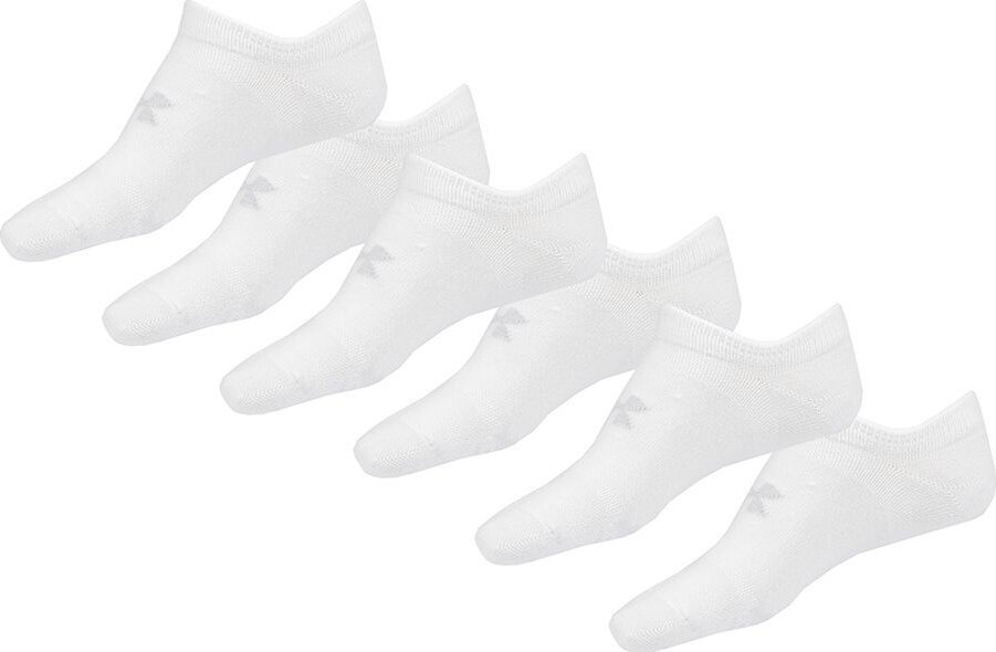 Under Armour Skarpety Under Armour Essential 6 Pack No Show białe 1382611 100 XL