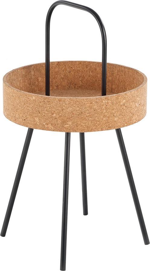 Selsey SELSEY Stolik kawowy Imperpes średnica 38 cm korek