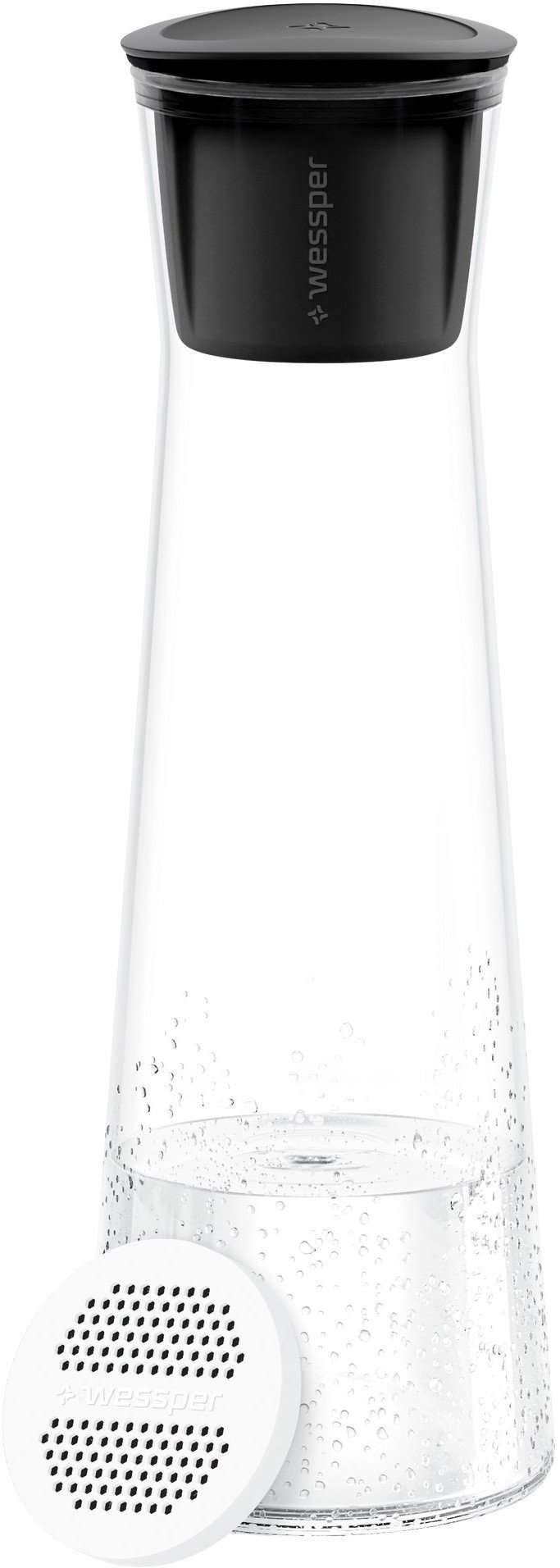 WES500-BK Szklana karafka na napoje z filtrem Wessper
