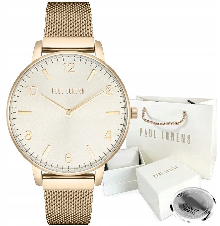 Zegarek damski Paul Lorens JASMIN-4D1 Z GRAWEREM