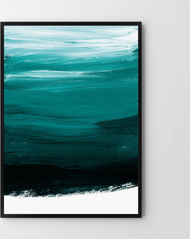 Hog Studio Plakat Zielona Abstrakcja (40x50cm)