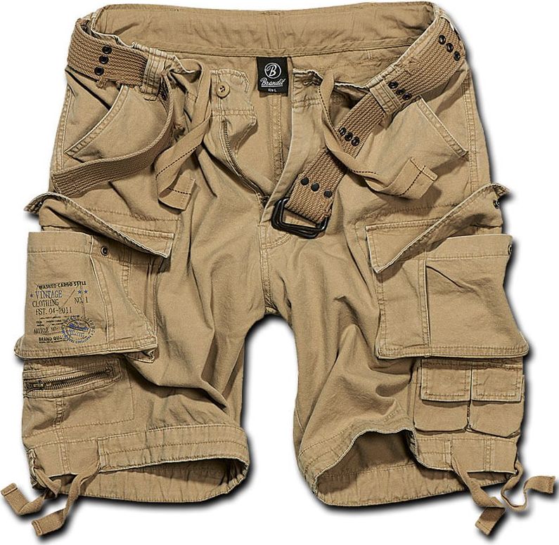 Brandit Brandit Szorty M65 Savage z Paskiem Vintage Beżowe 7XL