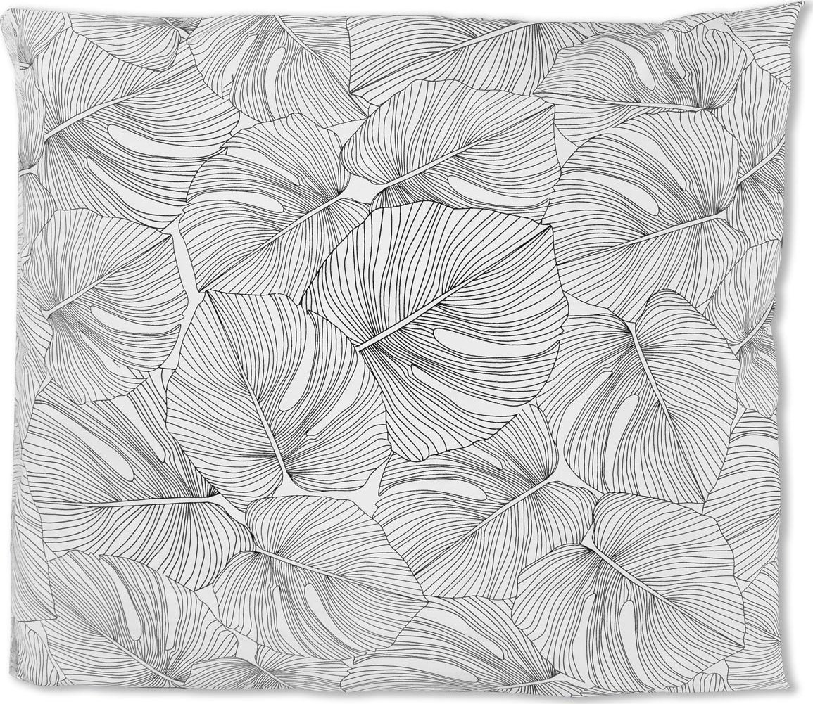 KOMA Kołdra 160x200 całoroczna mikrofibra monstera w zestawie z 2 poduszkami 70x80 cm antyalergiczna