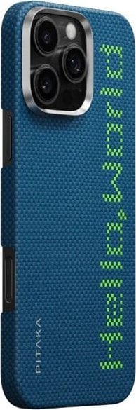 Pitaka Tactile Woven Case, Hello World - iPhone 16 Pro Max