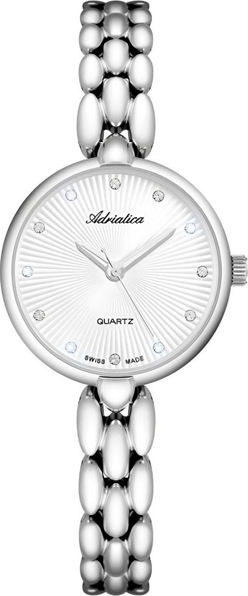 Zegarek Adriatica Zegarek damski Adriatica A3788.5143Q CYRKONIE srebrny