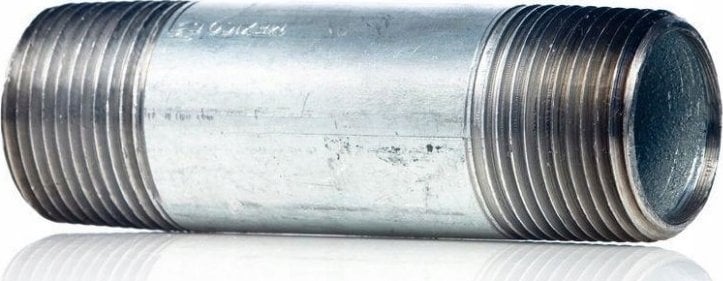 AGAflex KRÓCIEC GWINTOWANY Z OBU STRON OCYNK. 1/2" X 15 cm