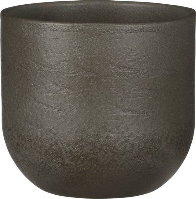 Tajemniczy ogród Osłonka ceramiczna na doniczkę khaki śr. 16 cm