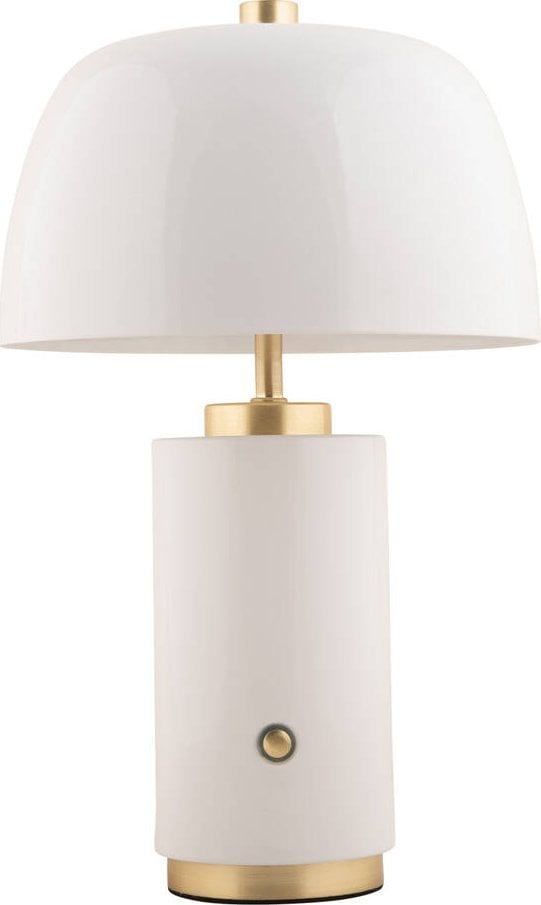 Lampa stołowa Leitmotiv Lampa stołowa grzybek FREYA, bezprzewodowa, Ø 18 cm