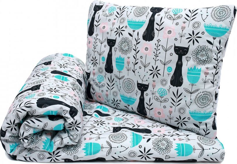 Pulp Komplet pościeli z wypełnieniem 100x135cm Koty