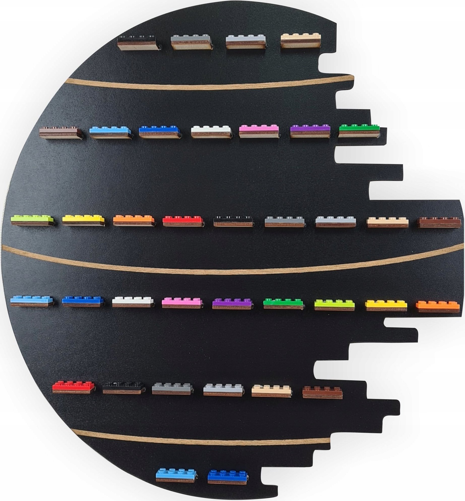 Półka na klocki ludziki figurki GWIAZDA statek