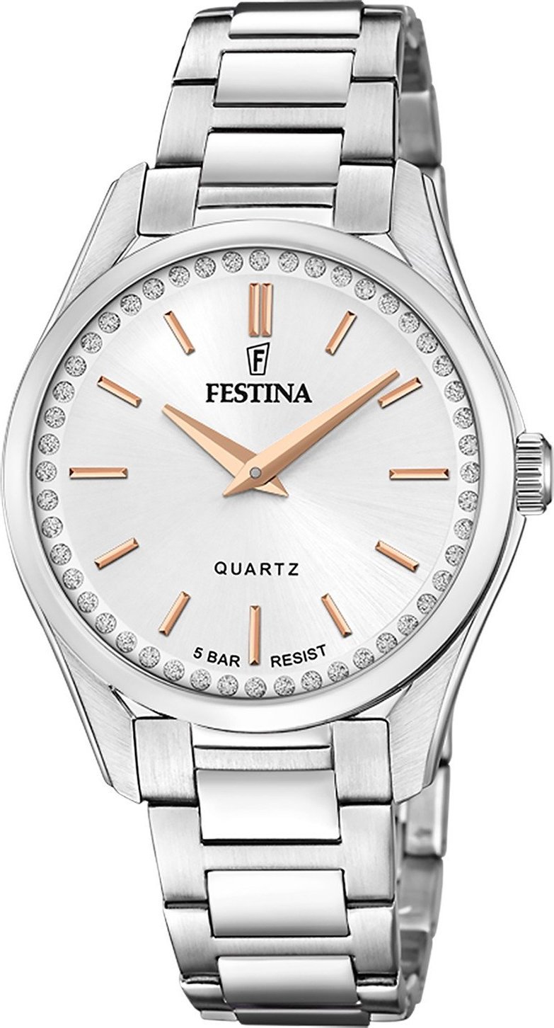 Zegarek Festina Zegarek damski Festina F20583-1 CYRKONIE srebrny