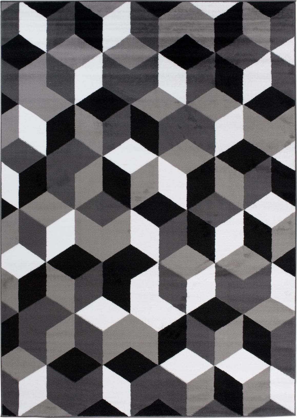 Carpetpol Dywan szary komfort geometria skandynawski Q545A DARK GRAY MAYA PP EYM (1.80*2.50)