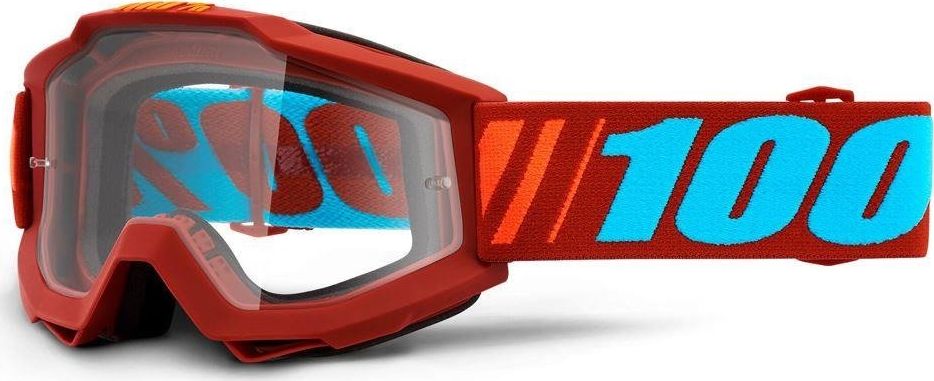 100% Gogle 100% ACCURI DAUPHINE (Szyba Przezroczysta Anti-Fog) (NEW) I (Szyba Przezroczysta Anti-Fog) (NEW)