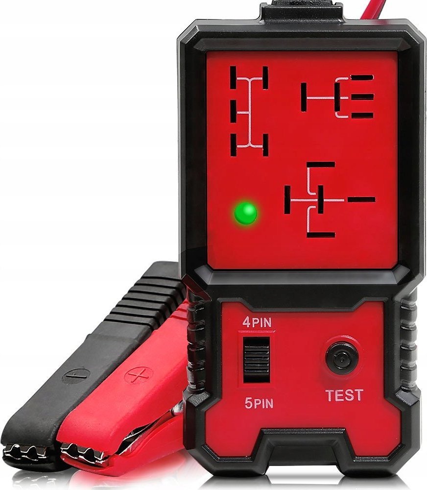 SKLEPLEDY TESTER PRZEKAŹNIKÓW SAMOCHODOWYCH 4/5 PIN 12V