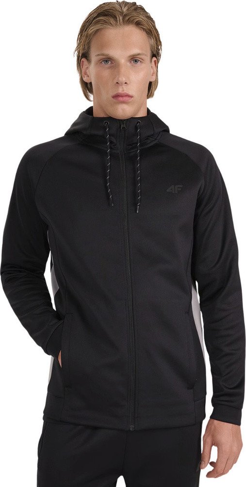 Bluza męska 4F FNK M587 czarna 4FWAW25TFSWM587 20S S